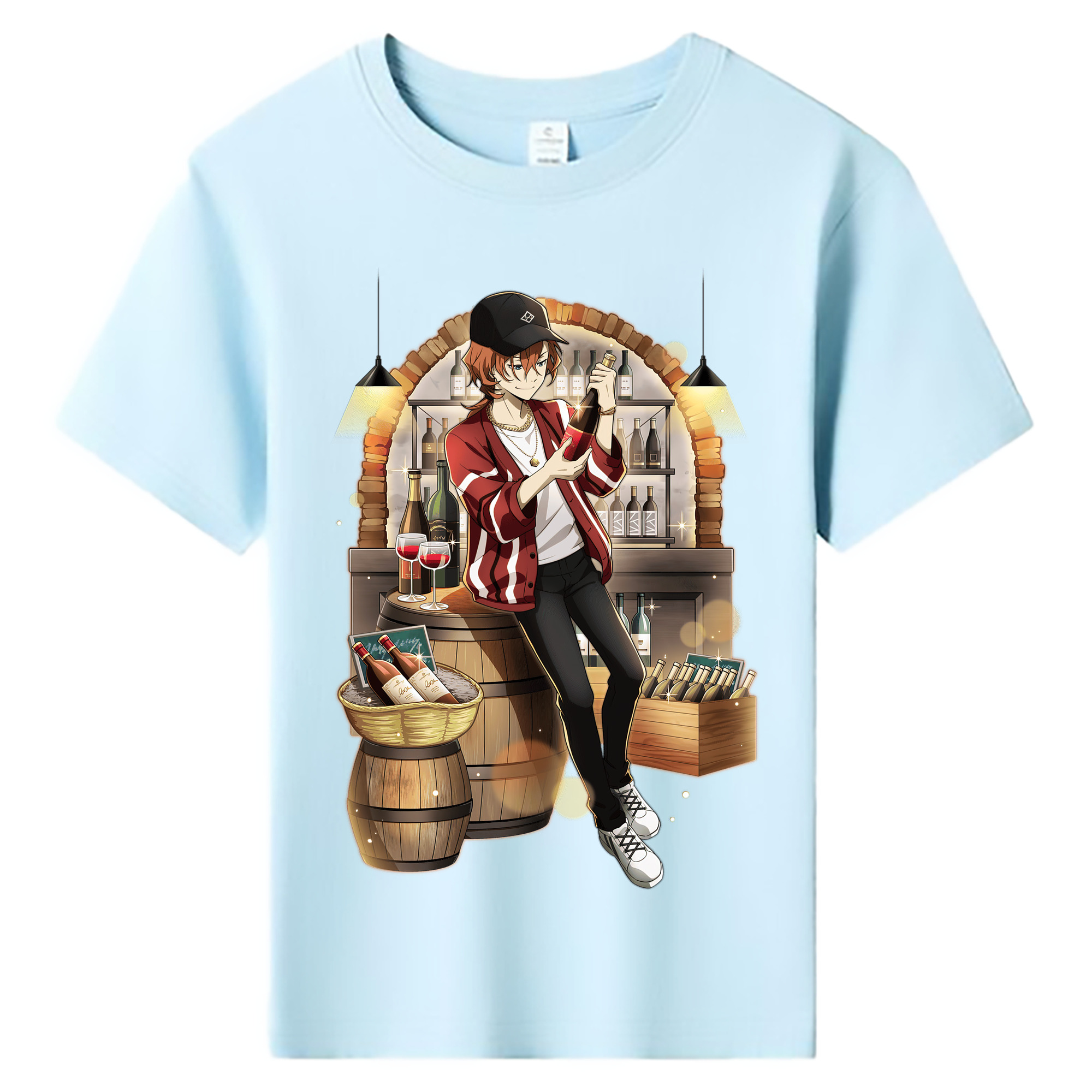 （画像用） 文豪ストレイドッグス Bungo Stray Dogs 綿100％キッズTシャツ（フロントプリント）